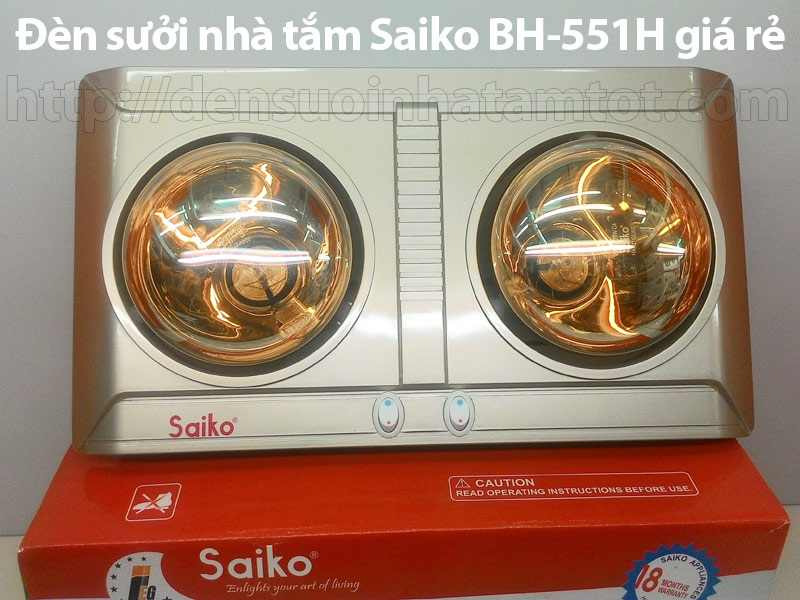 Đèn sưởi nhà tắm Saiko BH 551H