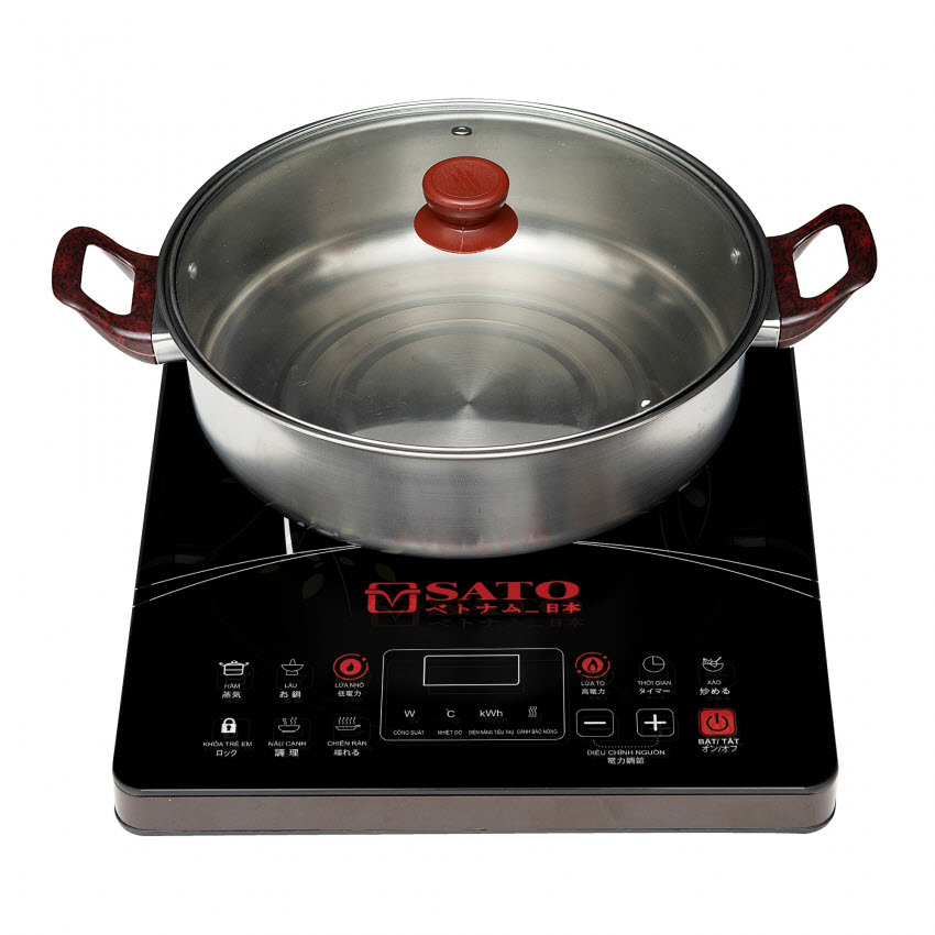 Bếp từ Sato STB 501 mặt kính Ceramic loại tốt