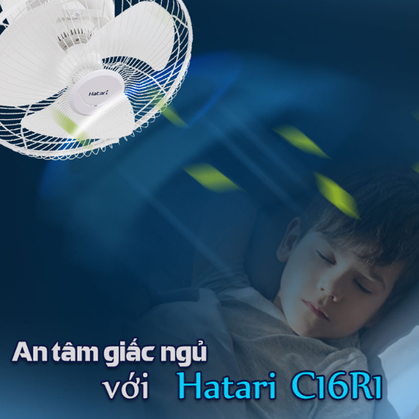 Quạt đảo trần Hatari HT-C18R1.