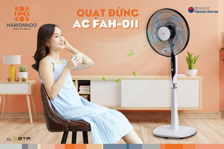 Quạt cây đứng Hawonkoo AC FAH-011-W