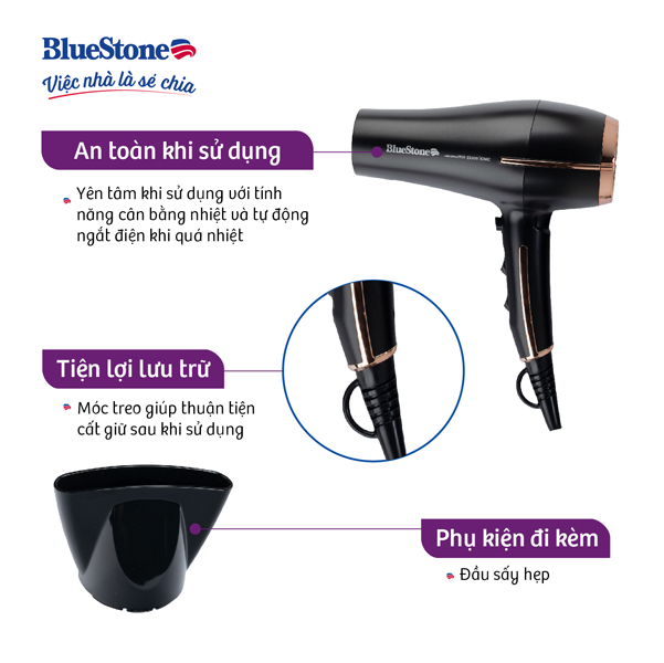 Máy Sấy Tóc BlueStone HDB-1958