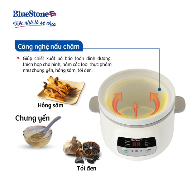 Nồi Nấu Chậm BlueStone SCB-6123