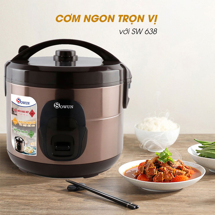 Nồi cơm điện Sowun SW-638