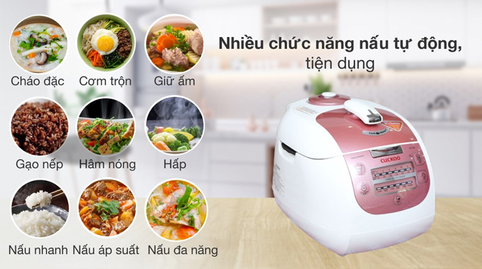 Nồi cơm điện tử áp suất CRP-G1015M Hàn Quốc