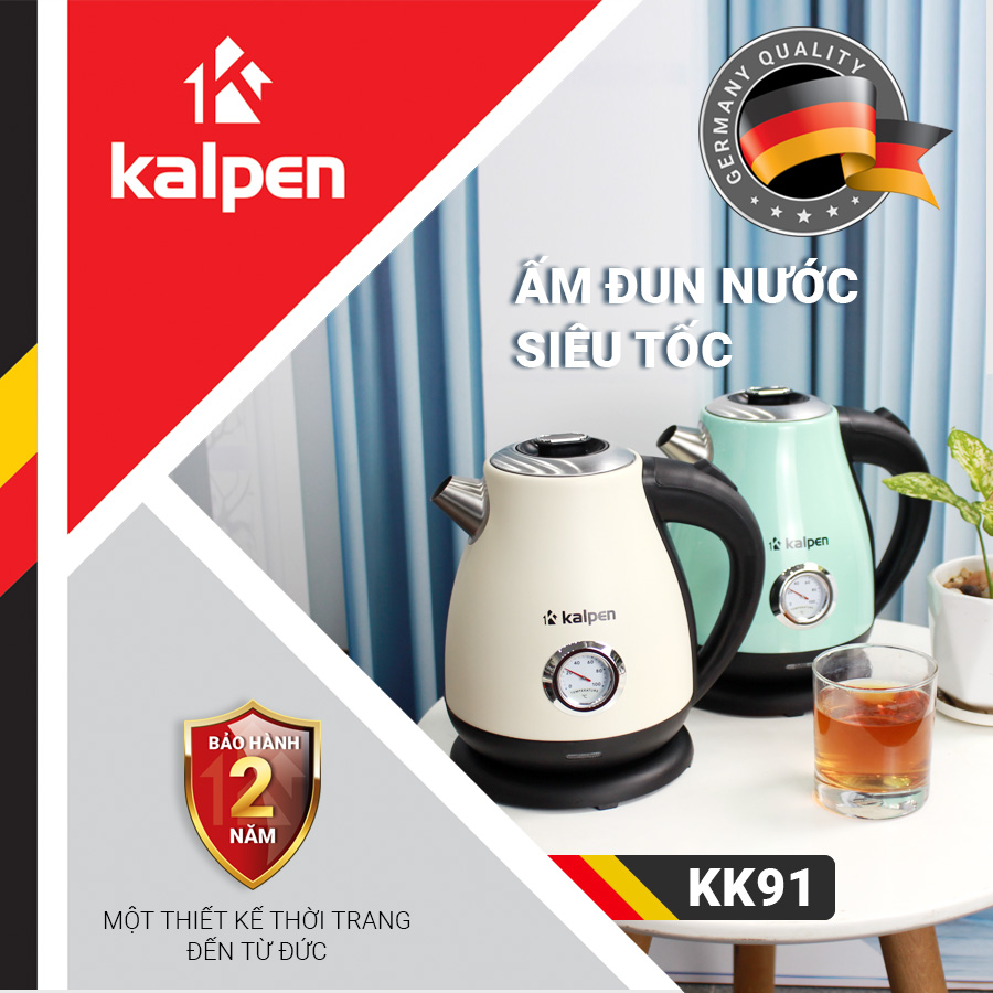 Ấm Đun Nước Siêu Tốc Kalpen KK91