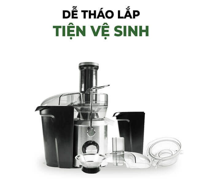 Dễ tháo lắp - dễ vệ sinh 