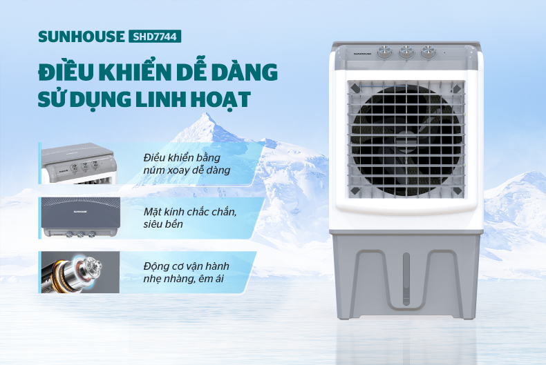Dễ sử dụng, linh hoạt trong điều chỉnh