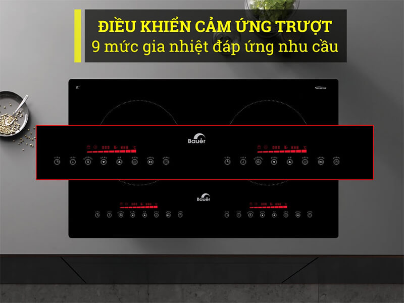 Bảng điều khiển cảm ứng trượt thông minh