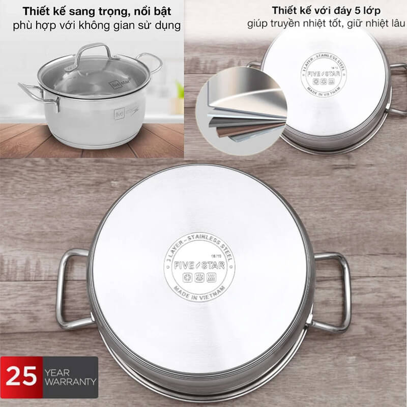 Công nghệ đáy 5 lớp tiết kiệm năng lượng