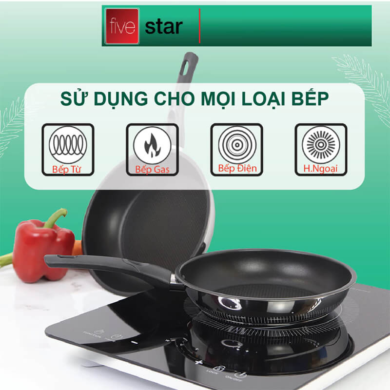 Sử dụng cho mọi loại bếp