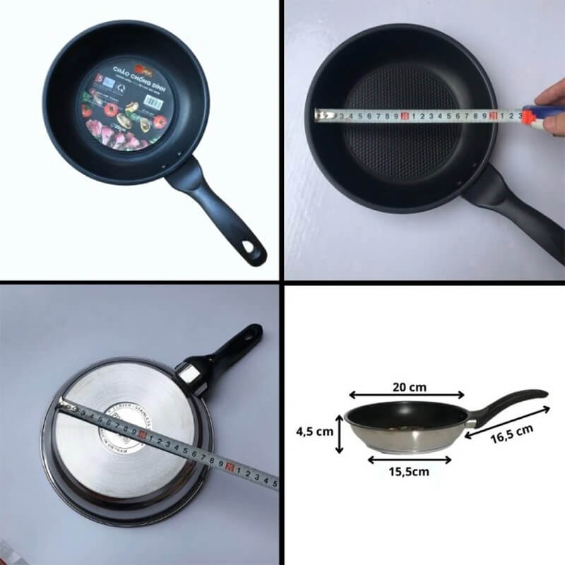 Kích thước 20cm – Phù hợp cho bữa ăn cá nhân