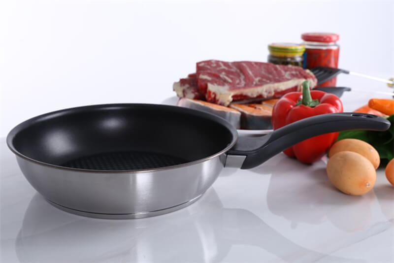 Chảo inox 430 chống dính Fivestar C22-CD 22cm