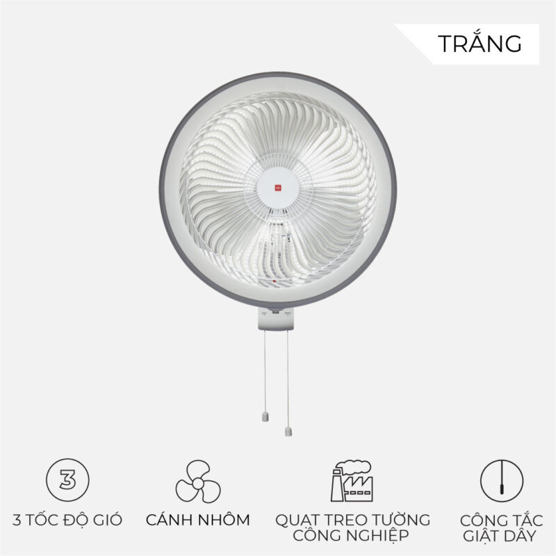 Quạt treo tường KDK YU50X Nhật Bản 67W