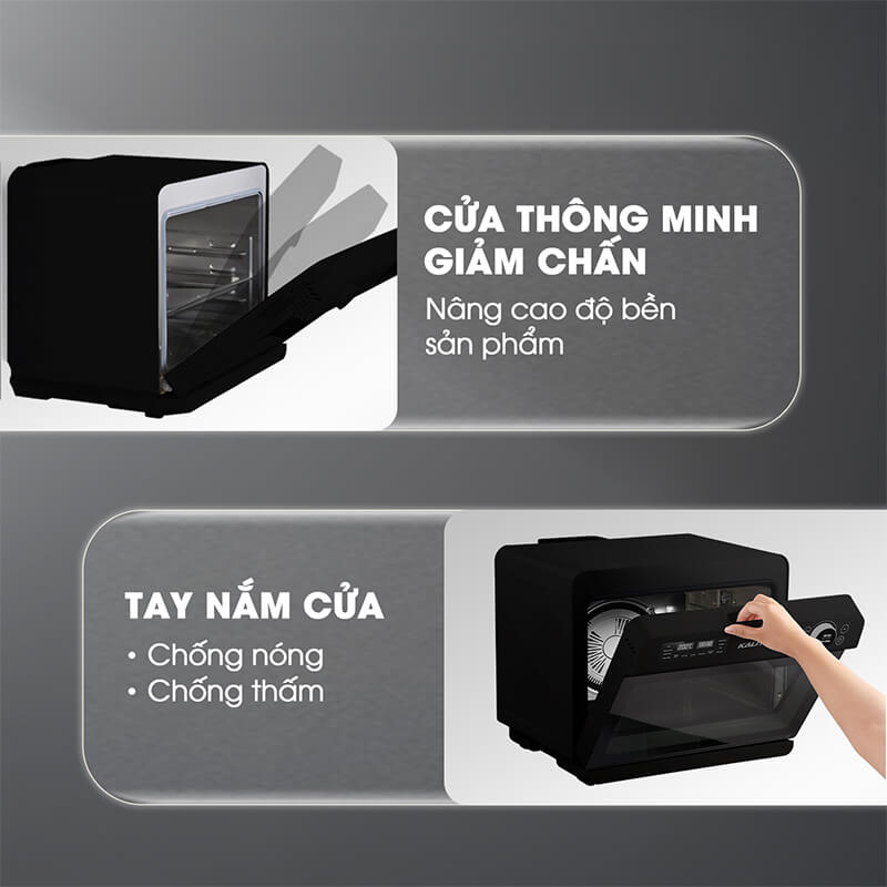 Cửa giảm chấn thông minh bền bỉ, an toàn
