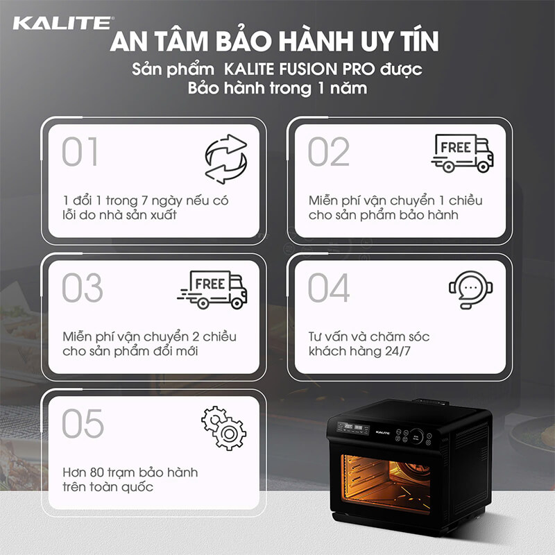 Yên tâm bảo hành uy tín