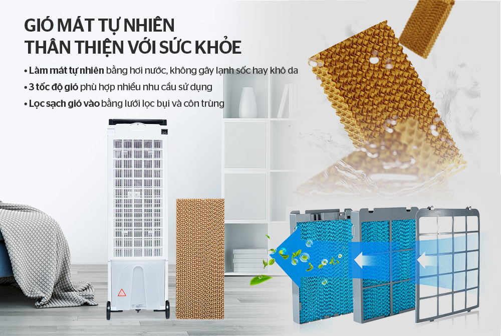 Gió mát tự nhiên – Thân thiện với sức khỏe