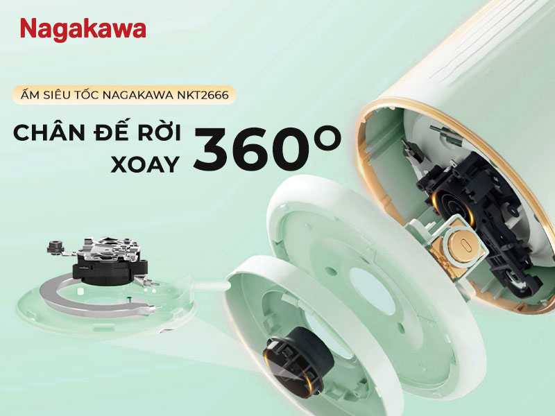 Chân đế rời xoay 360 độ – Linh hoạt và tiện dụng
