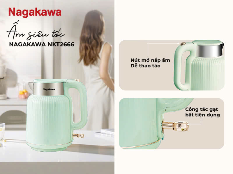 Công tắc gạt tiện lợi – Thiết kế thân thiện với người dùng