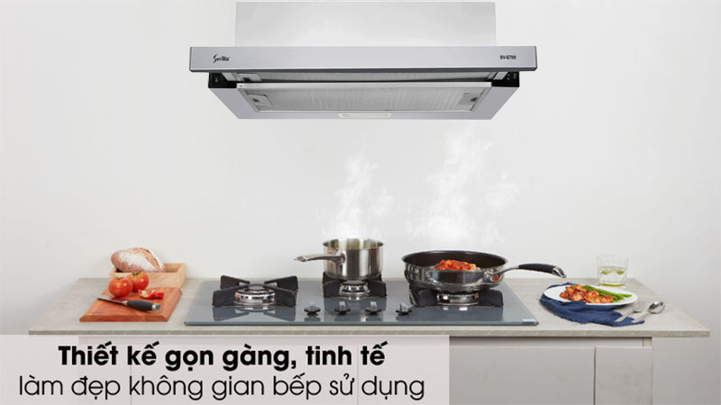 Thiết kế âm tủ gọn gàng, tinh tế