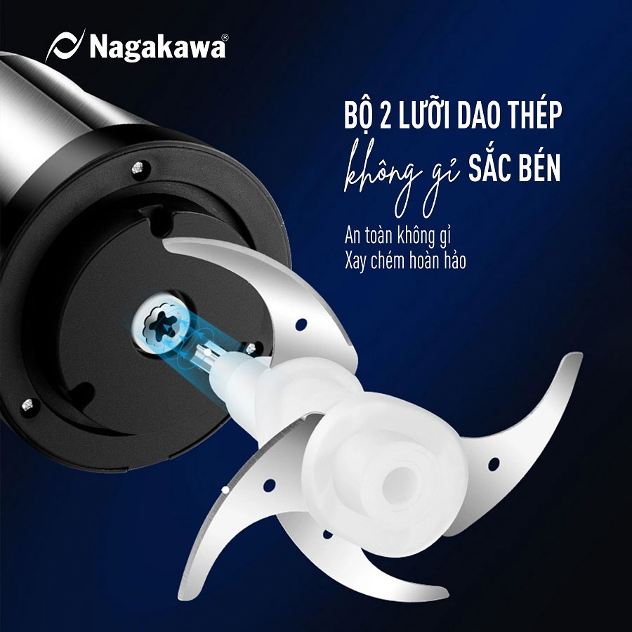 Lưỡi dao kép chữ S – Xay nhuyễn mọi nguyên liệu