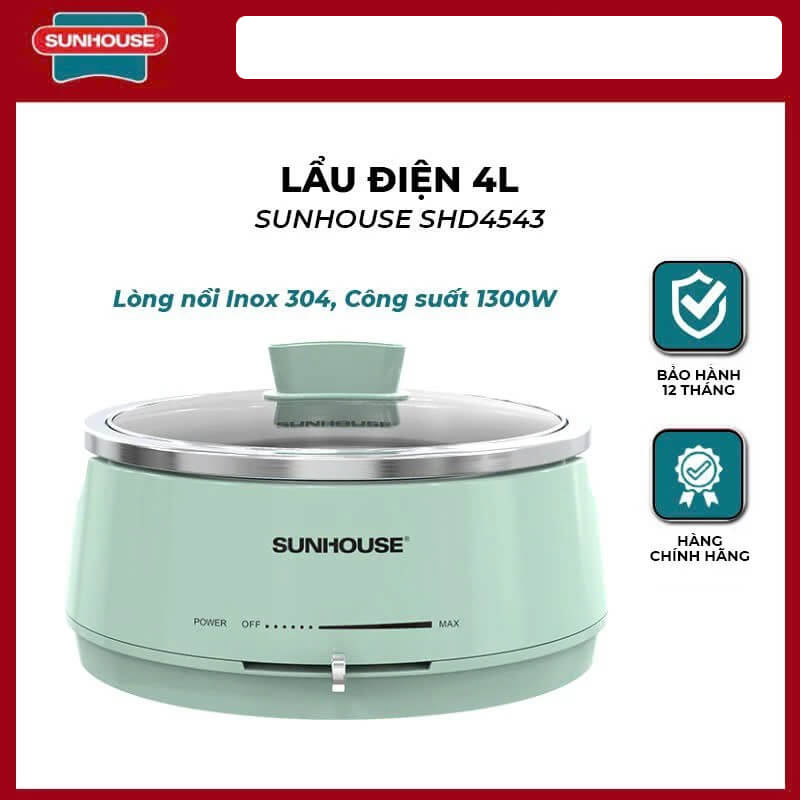 Dung tích 4.0L phù hợp cho gia đình