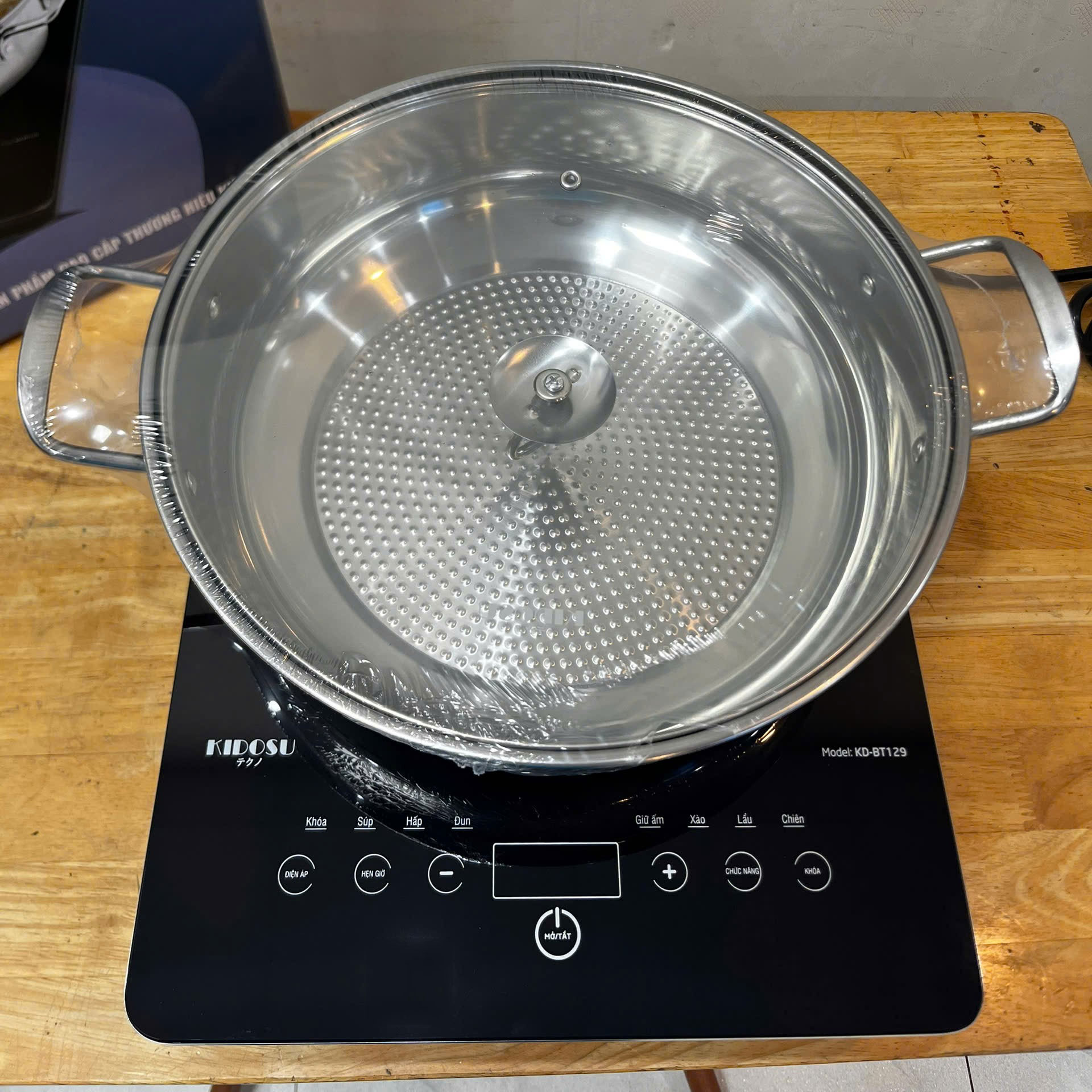 Bếp từ đơn Kidosu KD-BT129 - ảnh thực tế
