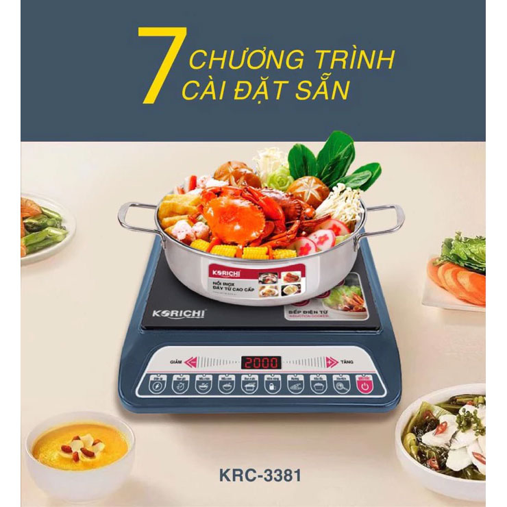 7 chế độ nấu tự động – Đa năng trong một chạm