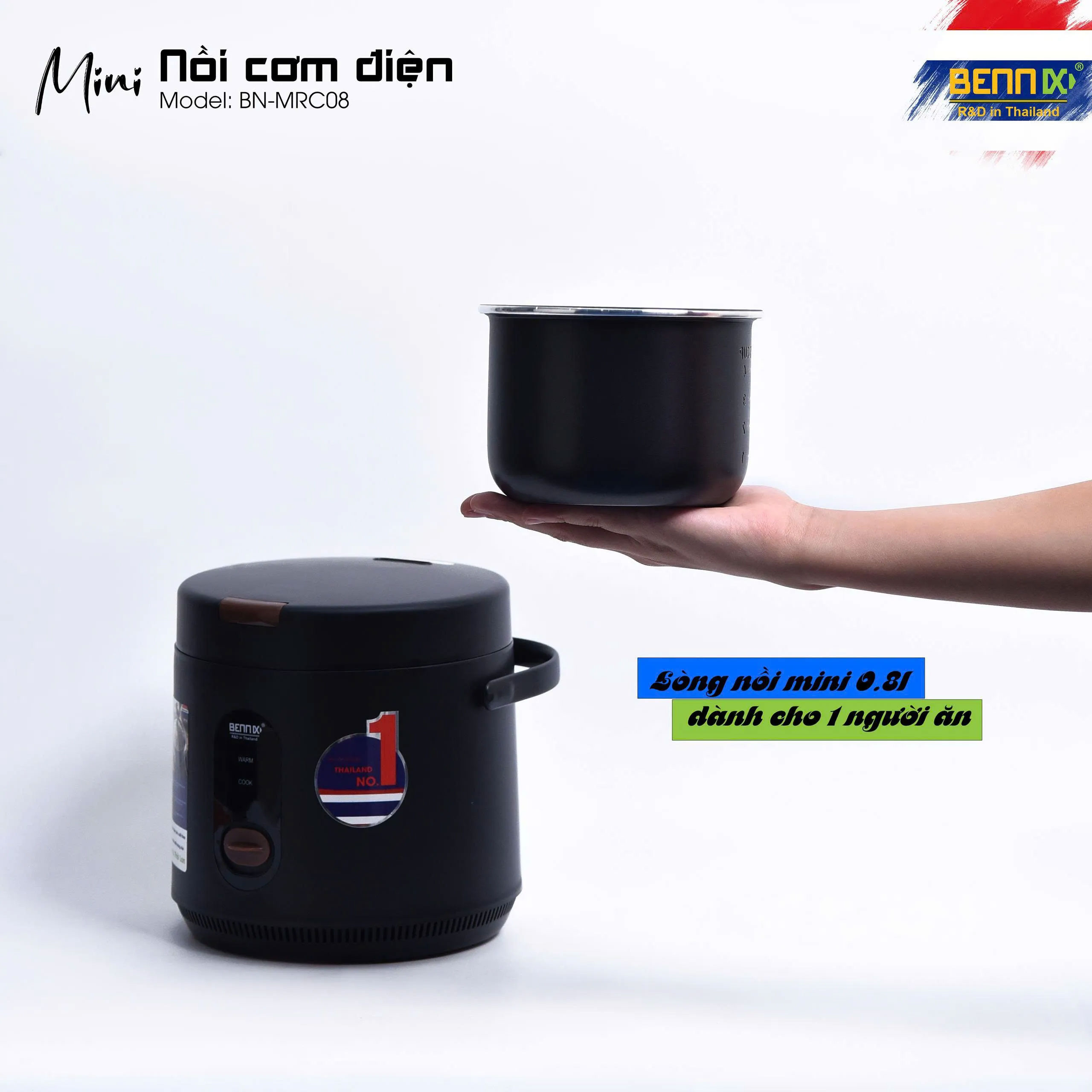 Dung tích nhỏ gọn – Giải pháp lý tưởng cho bữa cơm 1 người