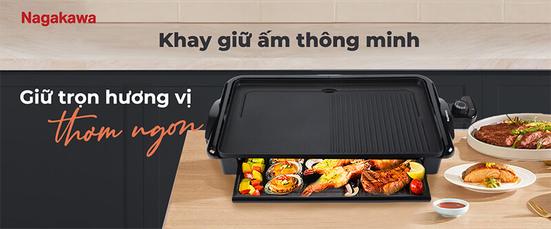 Khay giữ ấm món ăn luôn nóng hổi