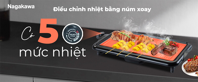 5 mức nhiệt linh hoạt – Đa dạng thực đơn