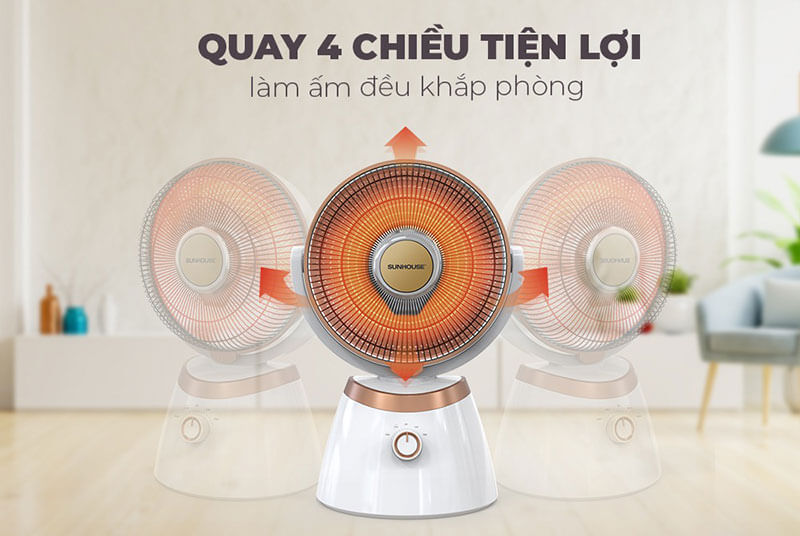 QUẠT SƯỞI CARBON SUNHOUSE SHD7008