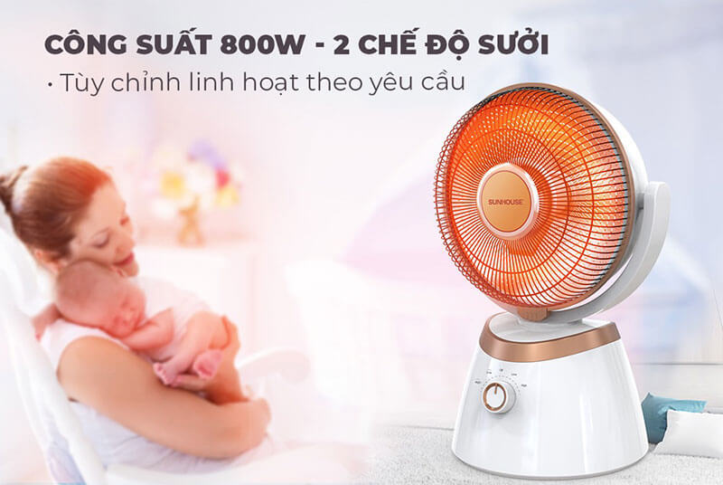 QUẠT SƯỞI CARBON SUNHOUSE SHD7008