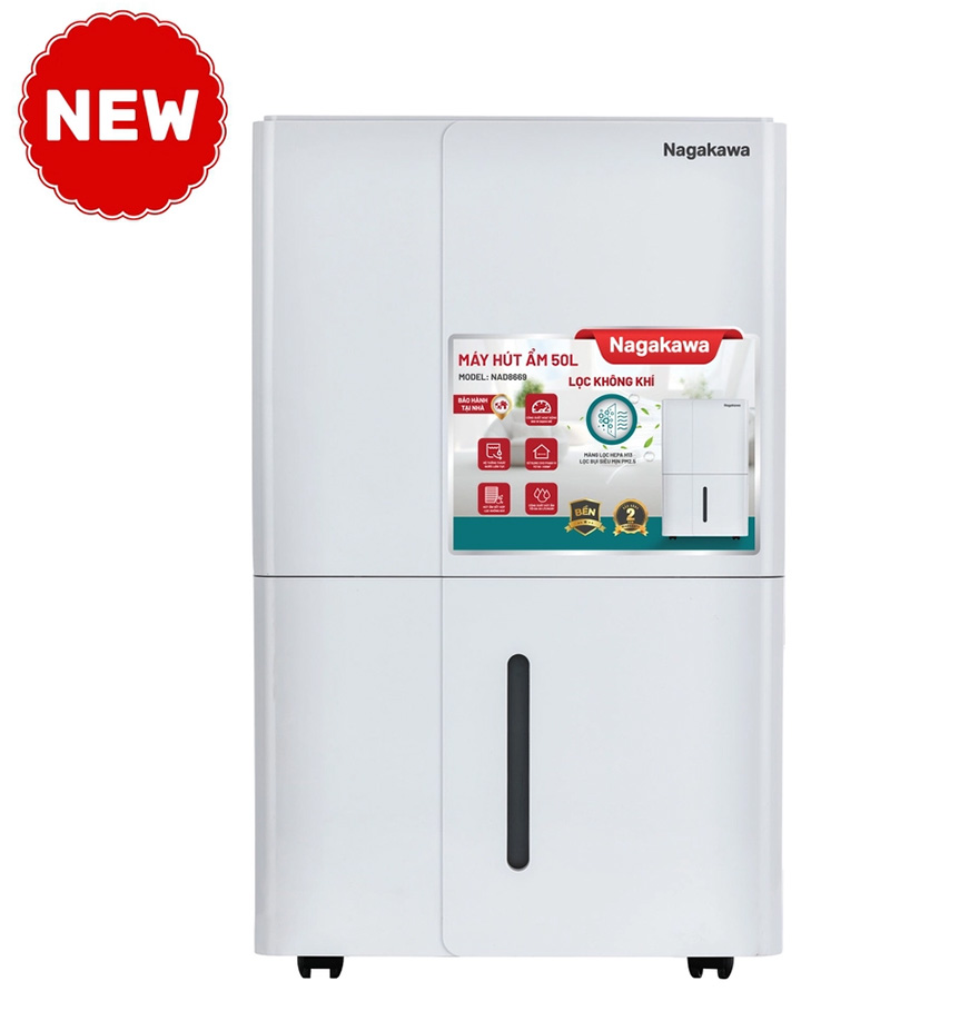 Máy hút ẩm công suất lớn Nagakawa NAD8669 50L
