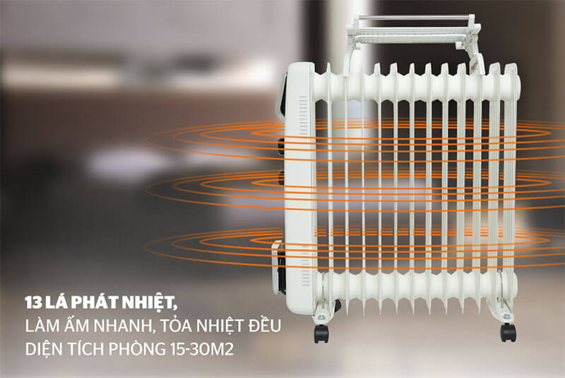 MÁY SƯỞI DẦU SUNHOUSE 13 LÁ SHD7084