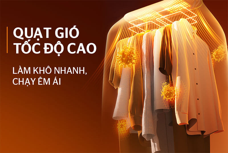 MÁY SẤY QUẦN ÁO SUNHOUSE SHD2700DMX