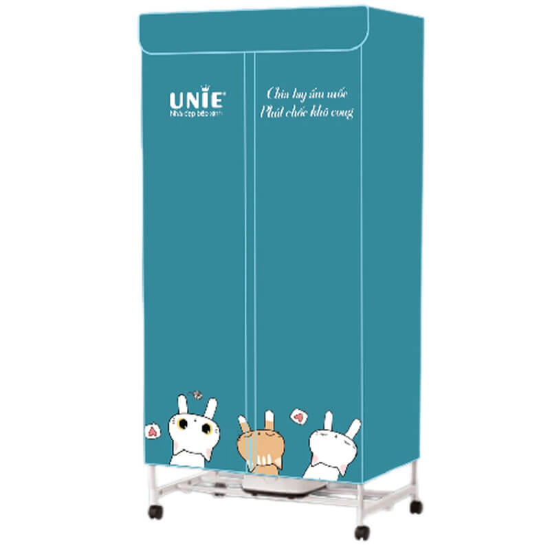 Tủ sấy quần áo UNIE UE-688 2 tầng dòng cơ 900w rộng 71cm