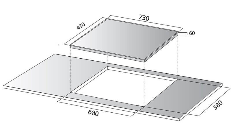 Kích thước lắp đặt