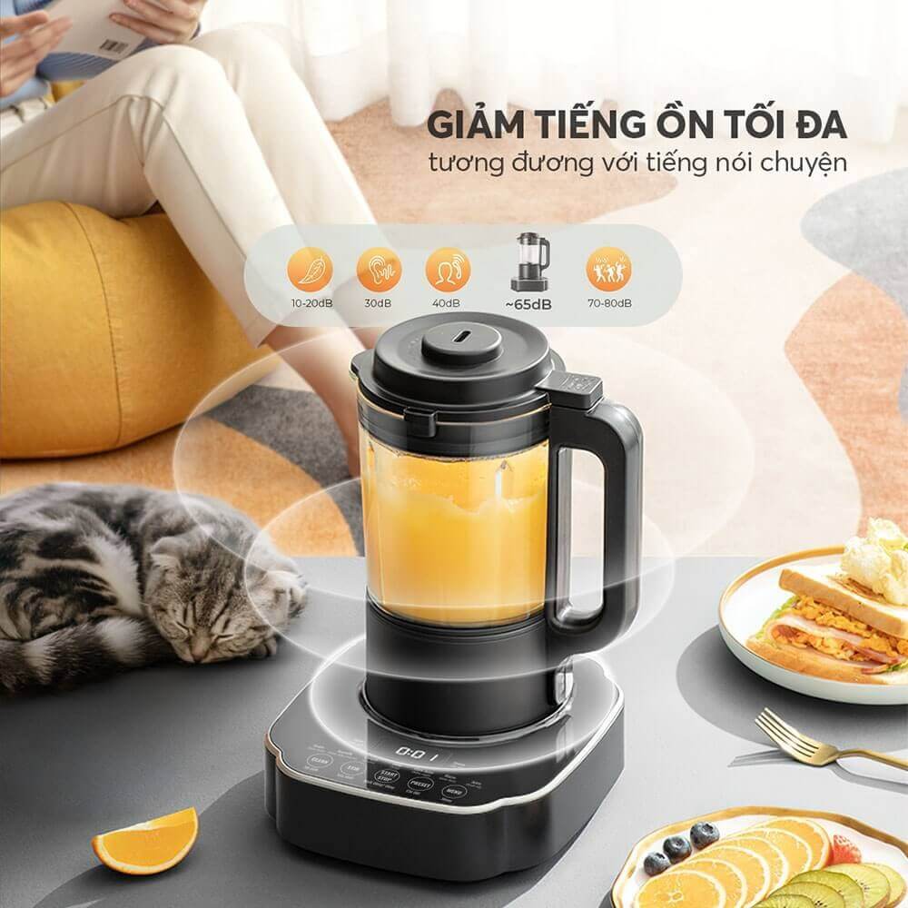 Giảm tiếng ồn tối đa – vận hành êm ái