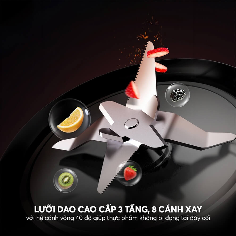 Lưỡi dao cao cấp 3 tầng, 8 cánh