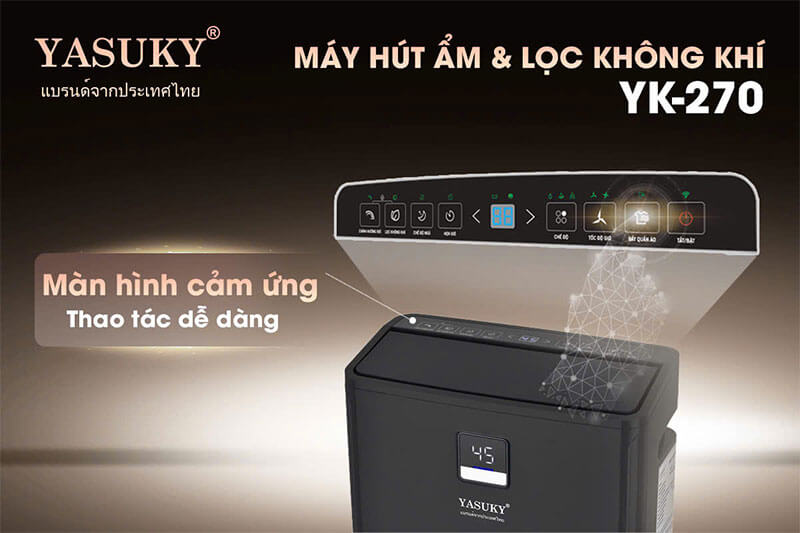Màn hình cảm ứng, thao tác dễ dàng
