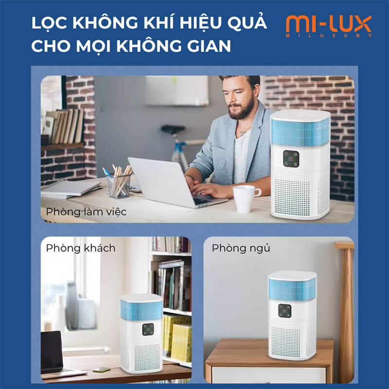 Lọc không khí hiệu quả cho mọi không gian