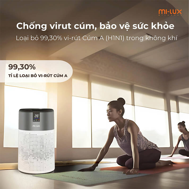 Hỗ trợ loại bỏ virus, bảo vệ môi trường sinh hoạt