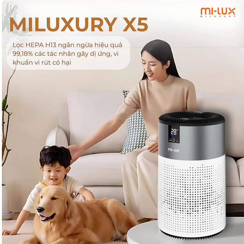 Hỗ trợ ngăn ngừa vi khuẩn trong không khí hiệu quả