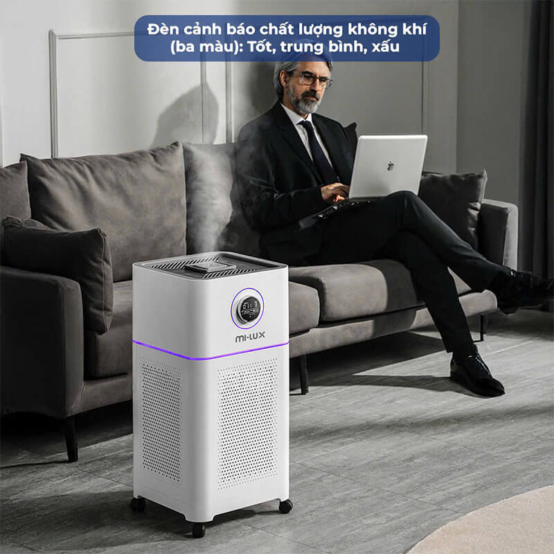 Đèn cảnh báo chất lượng không khí trực quan