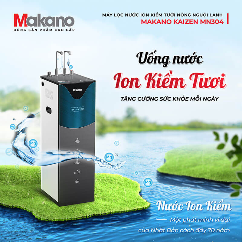 Uống nước ion kiềm tươi – tiện lợi ngay tại vòi
