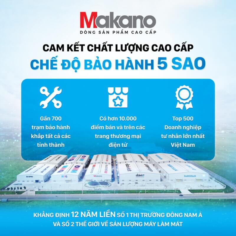 Cam kết chất lượng cao cấp, bảo hành tận tâm