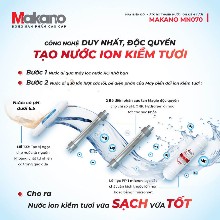 Công nghệ điện phân duy nhất và độc quyền trên thị trường