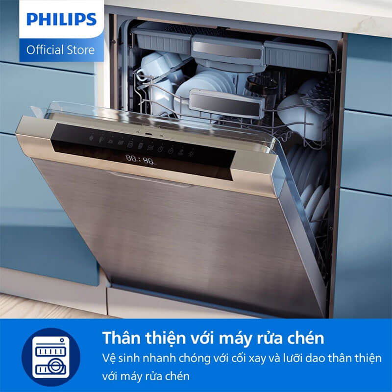 Thân thiện với máy rửa chén, dễ dàng vệ sinh