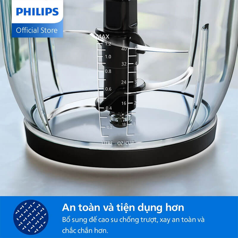 An toàn và tiện dụng với đế cao su chống trượt