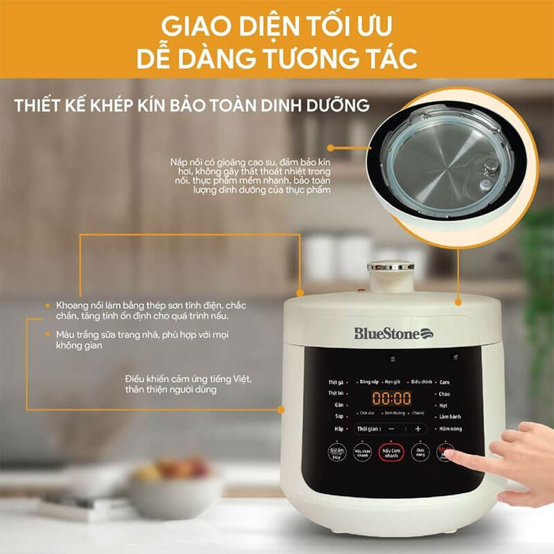 Thiết kế khép kín – bảo toàn hương vị và chất lượng món ăn